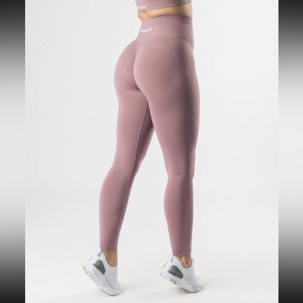 Alphalete amplify legging purple dove